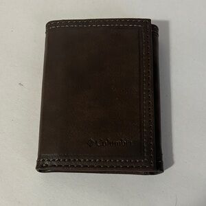 Columbia Dark Brown Leather Card Holder